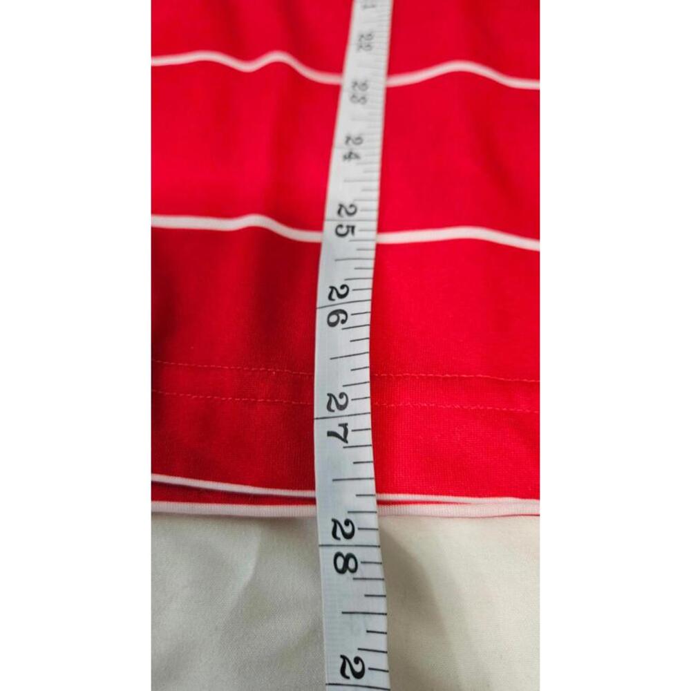 Urban Pipeline Men's Red Striped Polo Shirt Large Work Casual Sporty Style - Picture 5 of 6